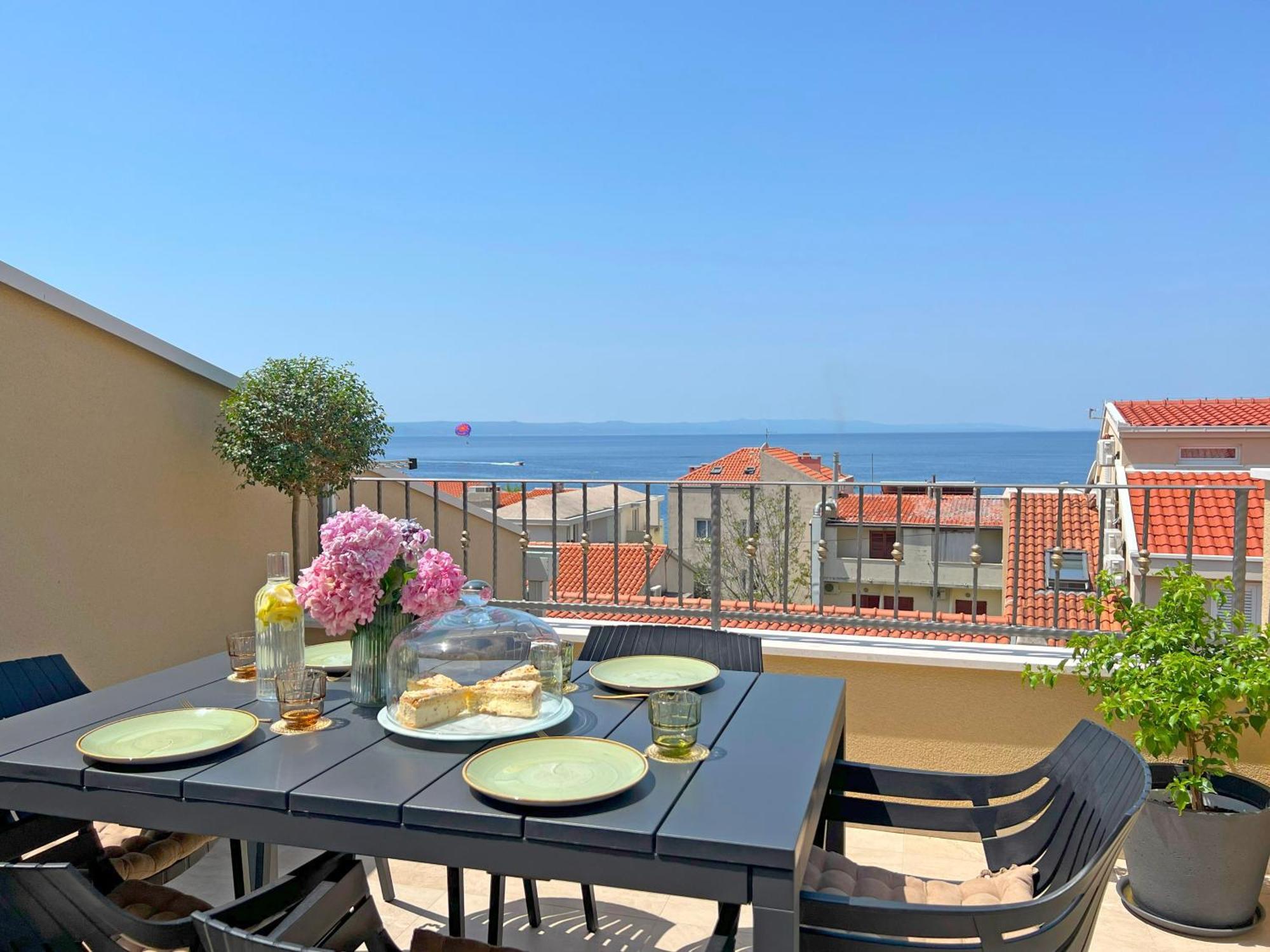 Luxury Apartments Luna Тучепи Экстерьер фото
